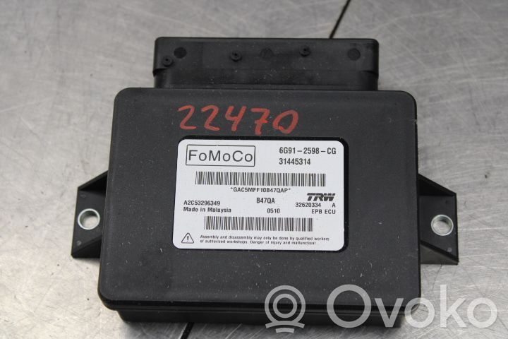 Other control units/modules   6G912598CG,31445314