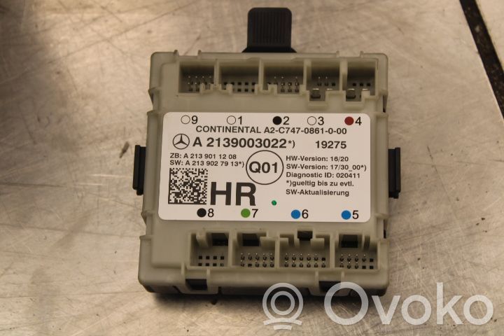 Unidad de control/módulo de la puerta   A2139003022