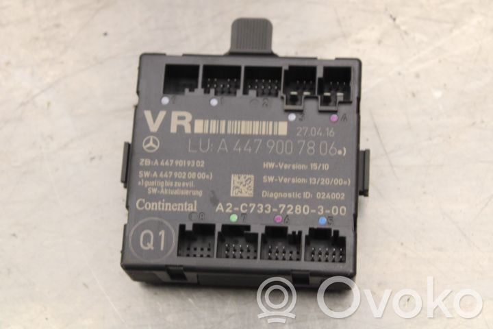 Mercedes-Benz Vito Viano W447 Unité de commande module de porte 