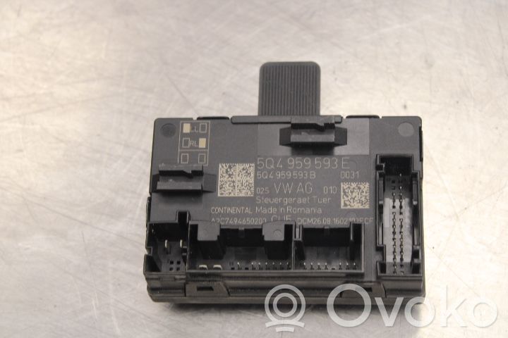 Unité de commande module de porte   5Q4959593E