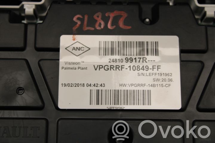 Renault Clio IV Nopeusmittari (mittaristo) 