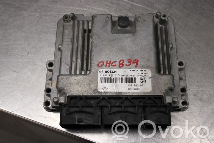 Renault Kangoo II Unitate/modul comandă injecție 
