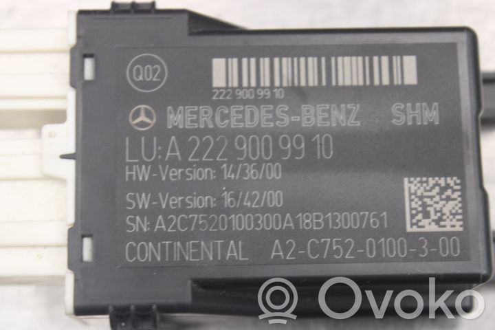 Mercedes-Benz E W213 Relè riscaldamento sedile