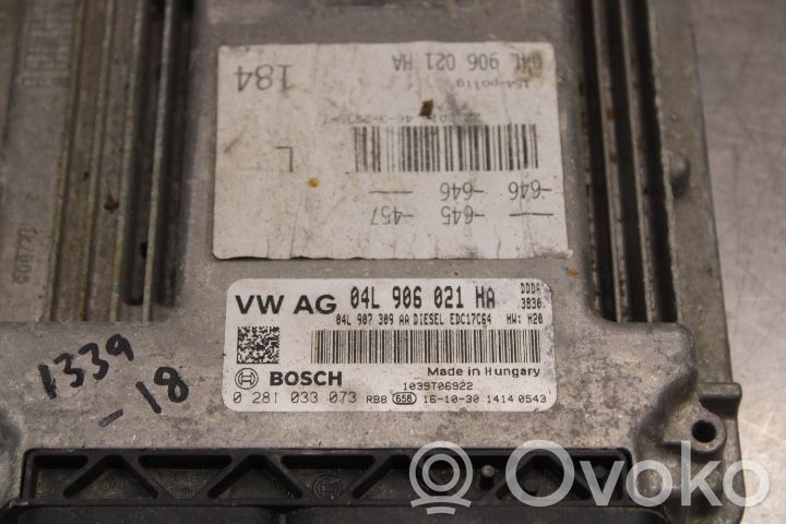 Unité de commande / module d'injection   0281033073,04L906021HA