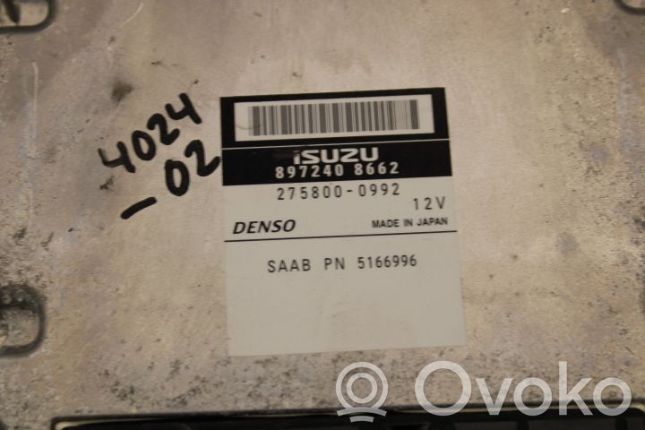Unité de commande / module d'injection   8972408662,2758000992,5166996