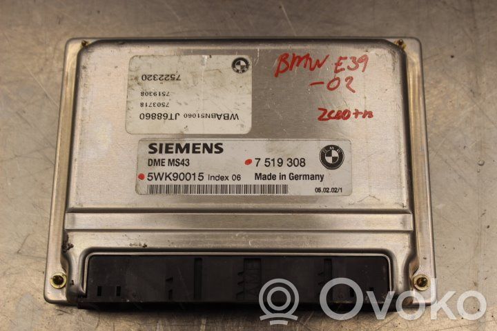 Unité de commande / module d'injection   7519308,5WK90015