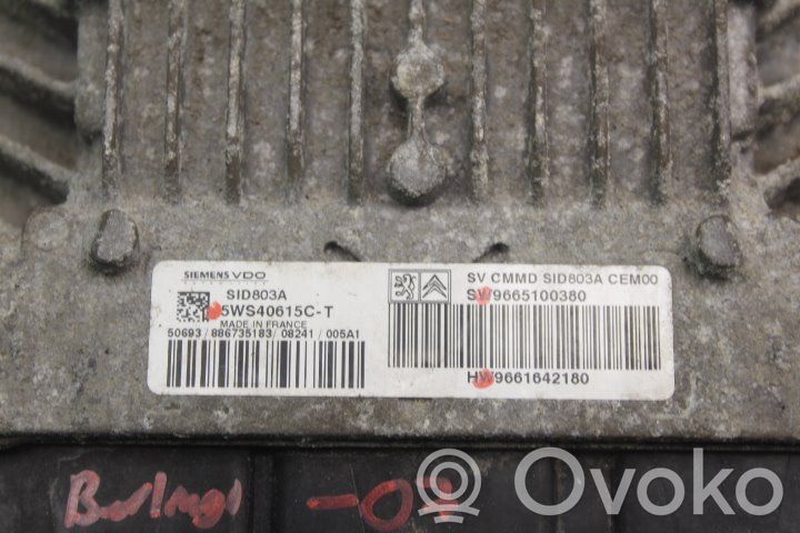 Injection control unit/module   9661642180,5WS40615CT,9665100380