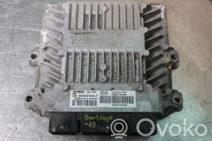Unité de commande / module d'injection   9647423380,5WS40155CT