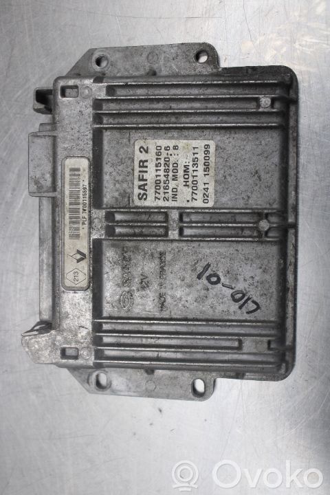 Unité de commande / module d'injection   7700115160