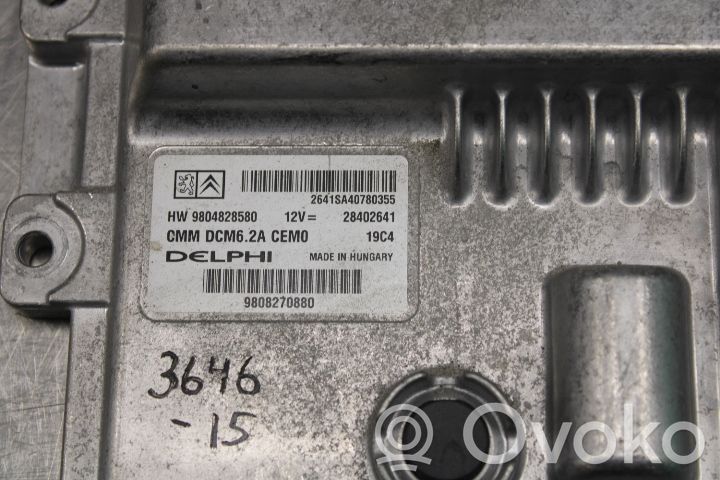 Unité de commande / module d'injection   9804828580