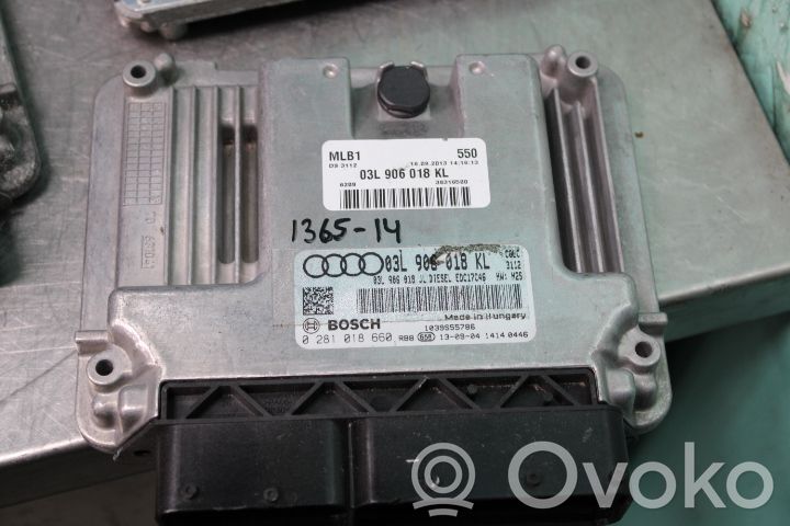 Unité de commande / module d'injection   0281018660,03L906018KL