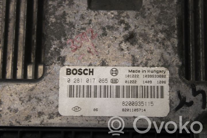 Unité de commande / module d'injection   0281017065,8200935115