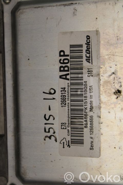 Ruiskutuksen ohjainlaite/moduuli   12669134