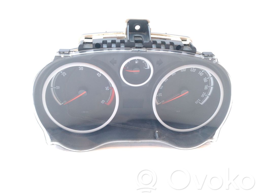 Opel Corsa D Geschwindigkeitsmesser Cockpit 