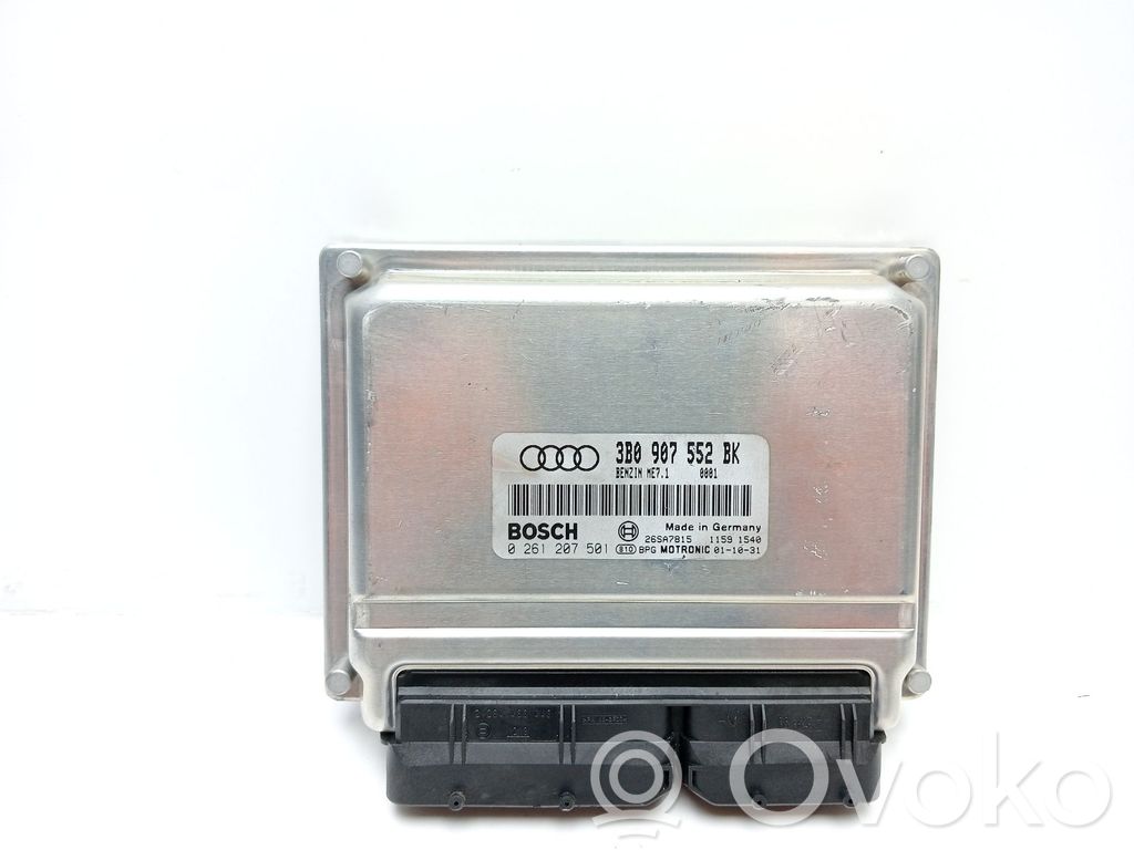 Engine control unit/module   3B0907552BK,0261207501
