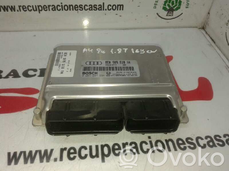 Engine control unit/module   8E0909518AA,0261207934