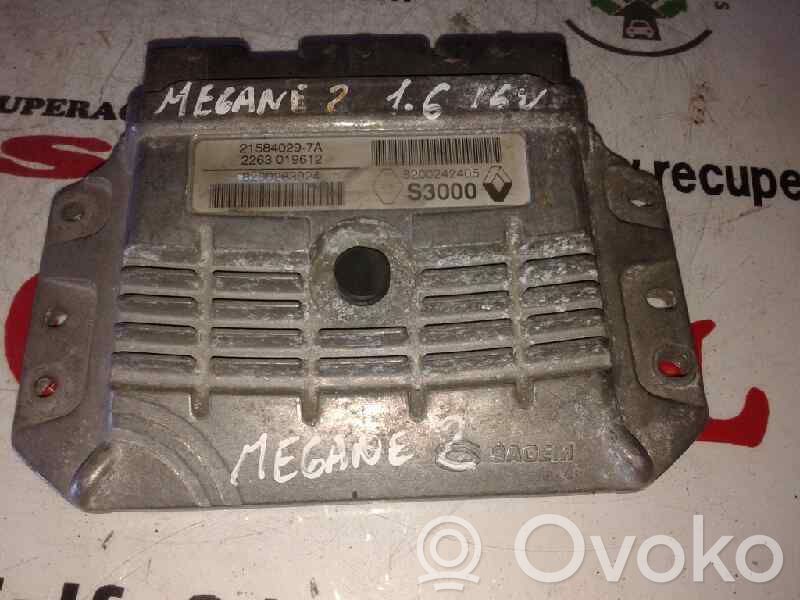 Engine control unit/module   8200242405,215840297A,2263019612