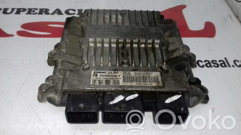 Engine control unit/module   5WS40046DT,SW9650518180