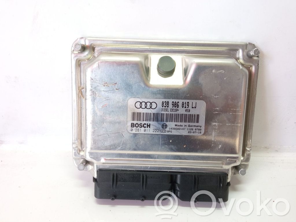 Engine control unit/module   038906019LJ,0281011222