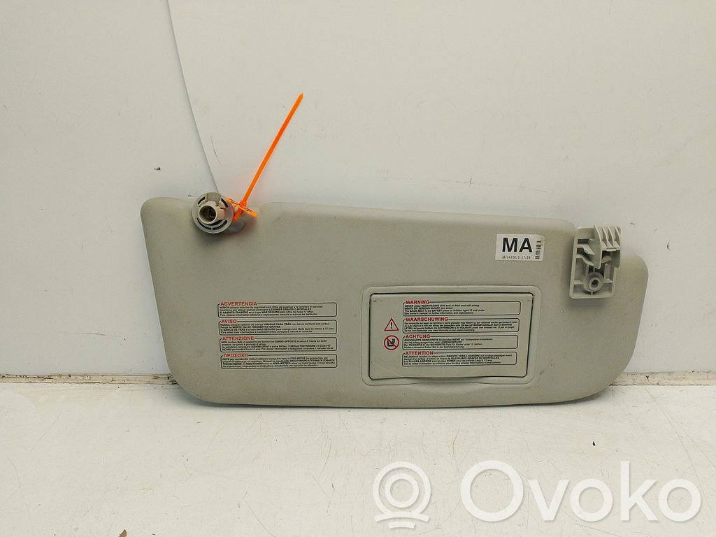 Nissan Qashqai Sun visor 