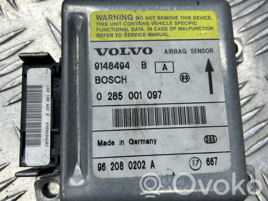 Volvo 850 Module de contrôle airbag 