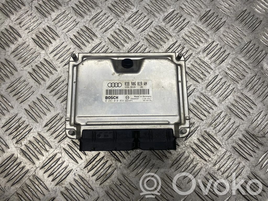 Engine control unit/module   038906019AN,28SA4597,0281010094