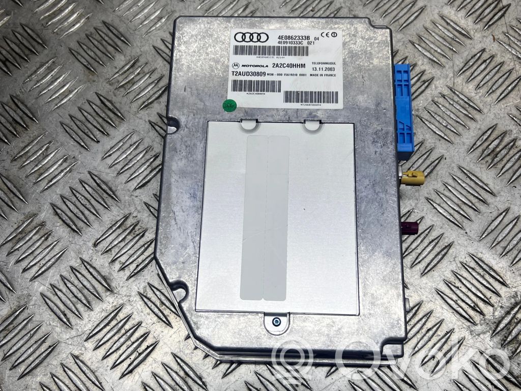 Unidad de control/módulo del teléfono   4E0862333B,2A2C40HHM,T2AUD30809