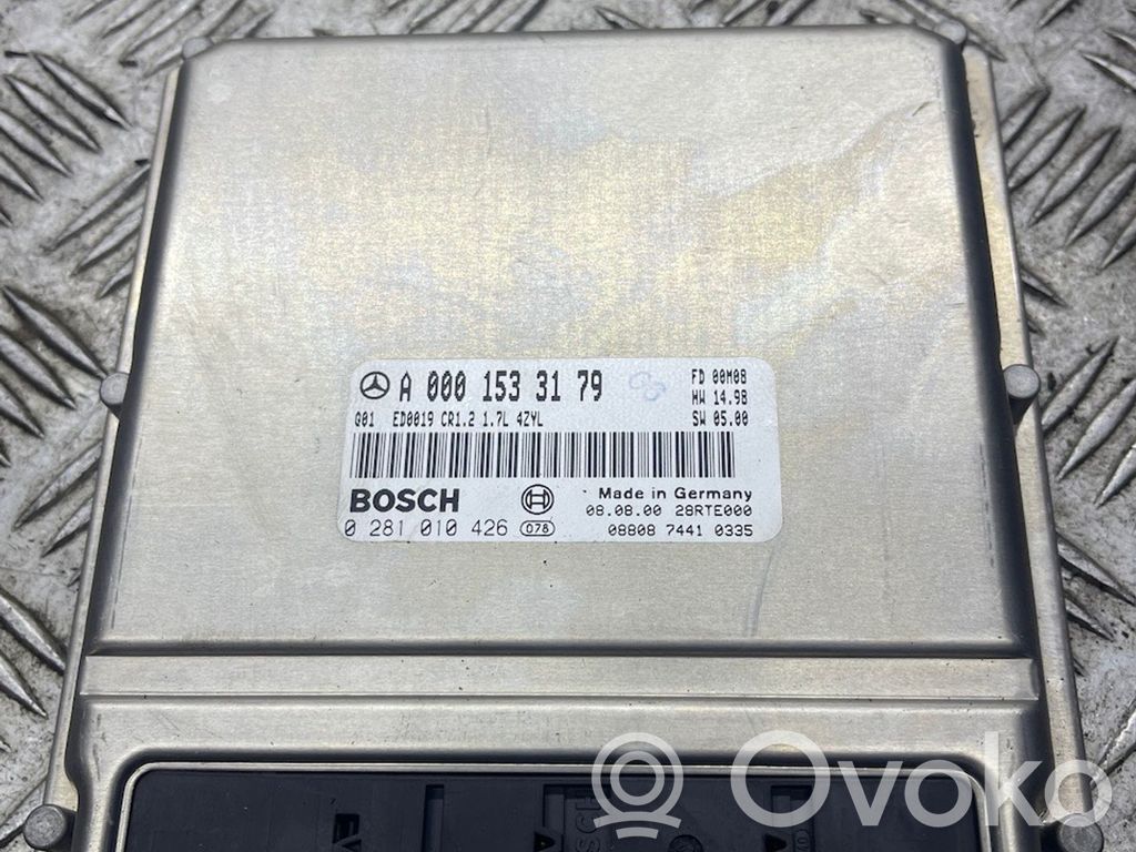 Mercedes-Benz A W168 Engine control unit/module 
