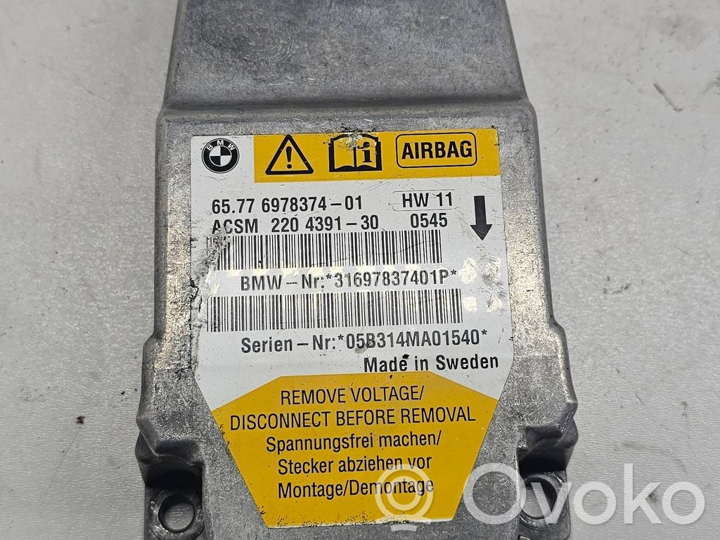 BMW 5 E60 E61 Airbag control unit/module 
