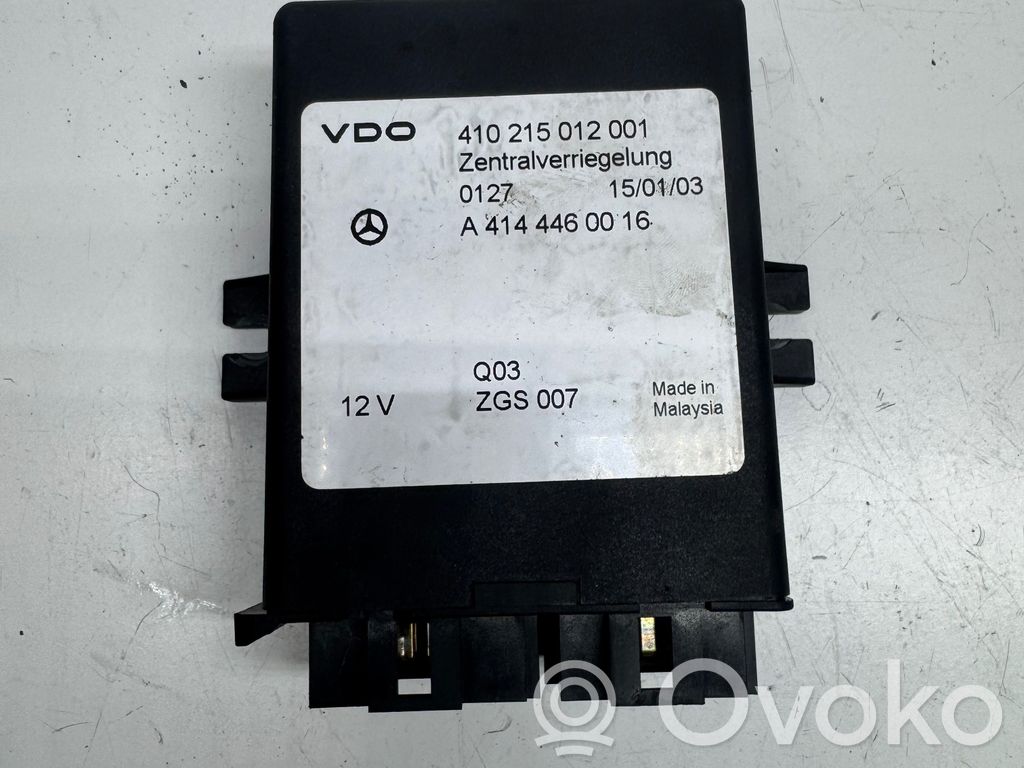 Mercedes-Benz Vaneo W414 Door central lock control unit/module 