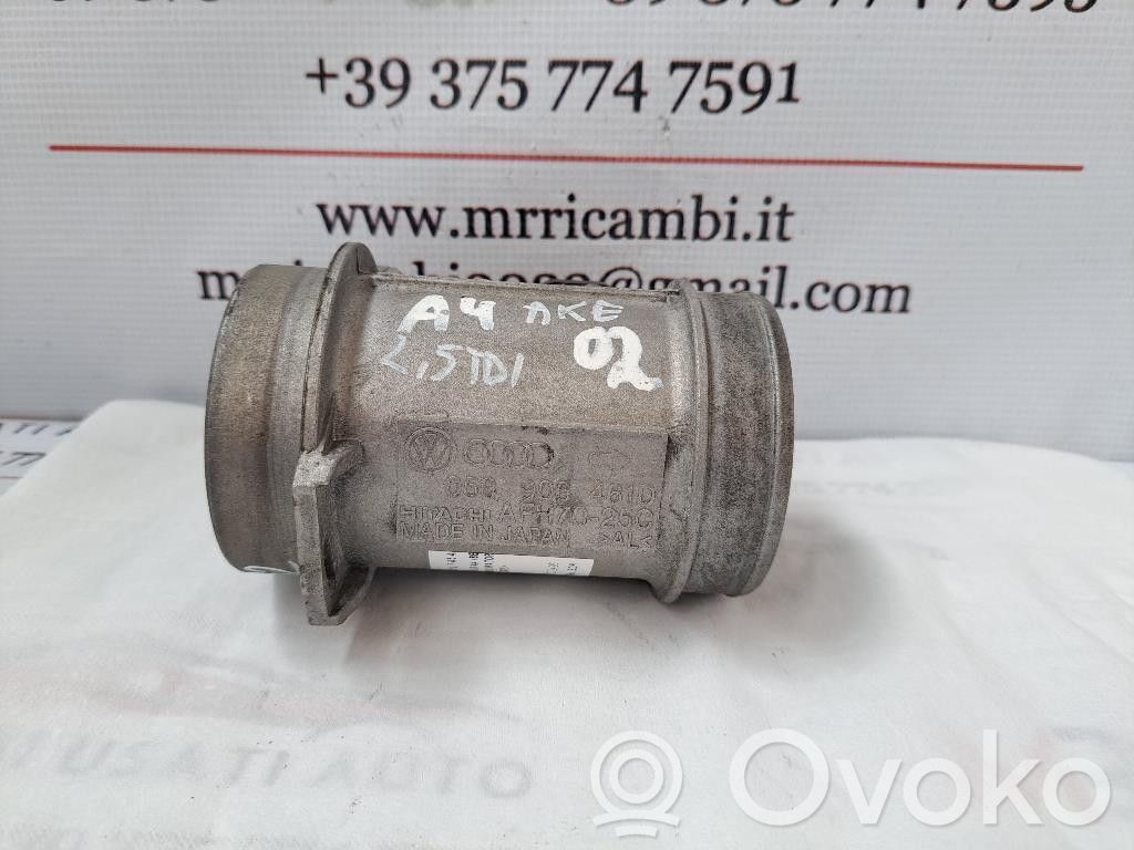 Audi A4 S4 B6 8E 8H Mass air flow meter 