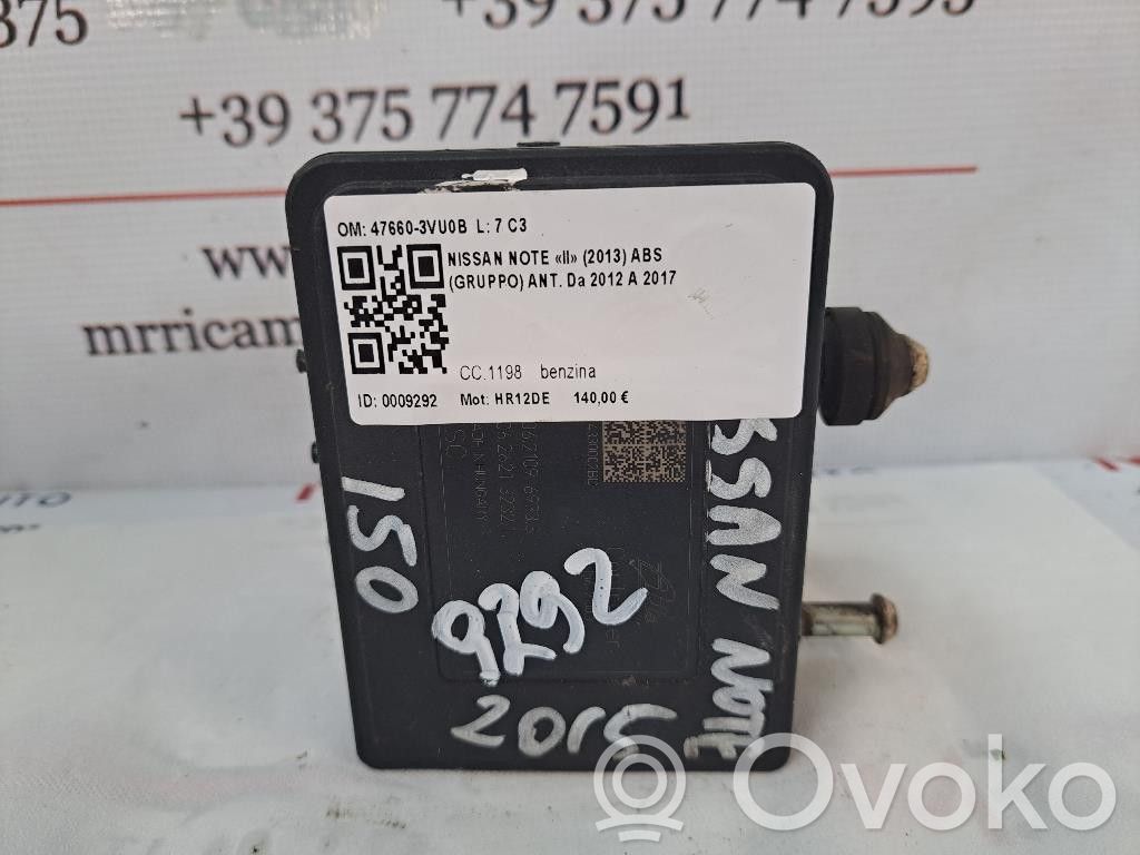 Nissan Note (E11) ABS bloks 