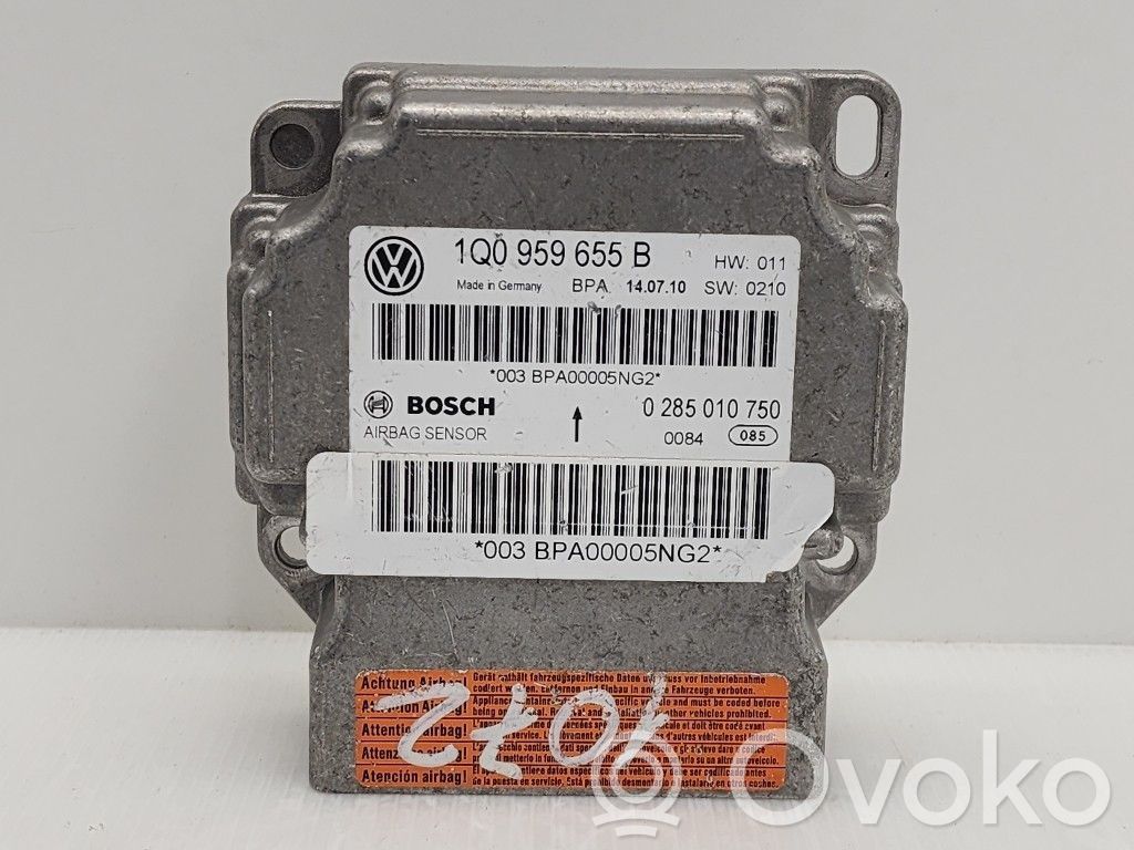 Volkswagen Eos Airbag control unit/module 