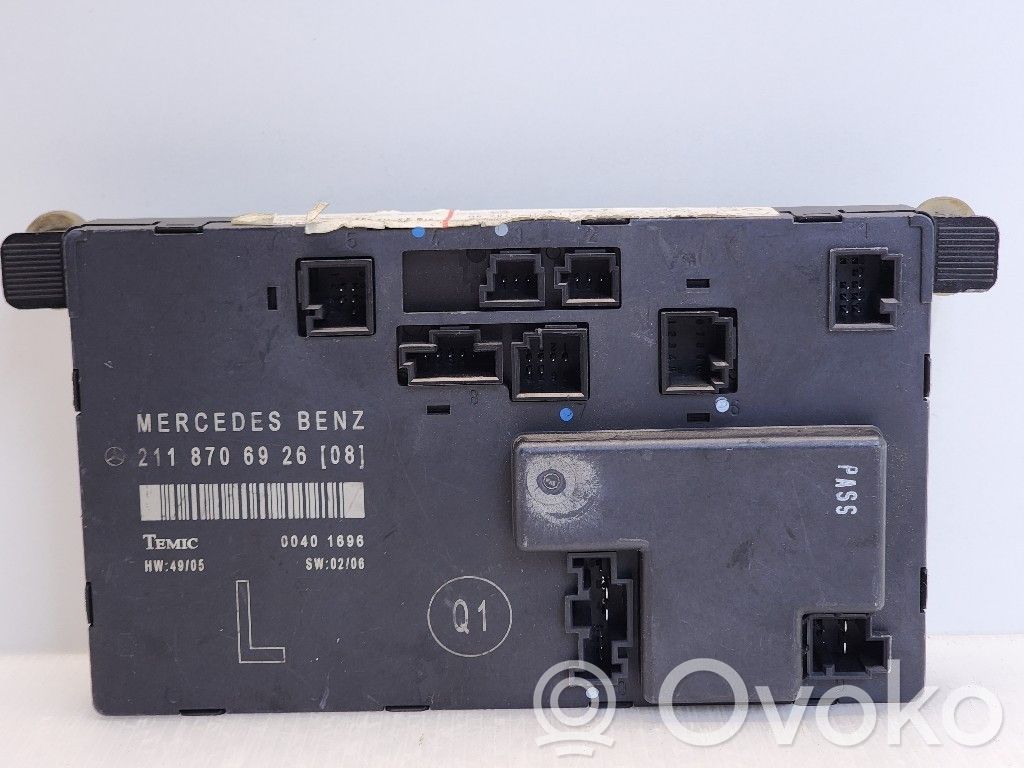 Mercedes-Benz E W211 Unidad de control/módulo de la puerta 