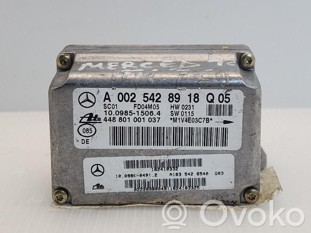 Mercedes-Benz ML W163 Czujnik przyspieszenia ESP 