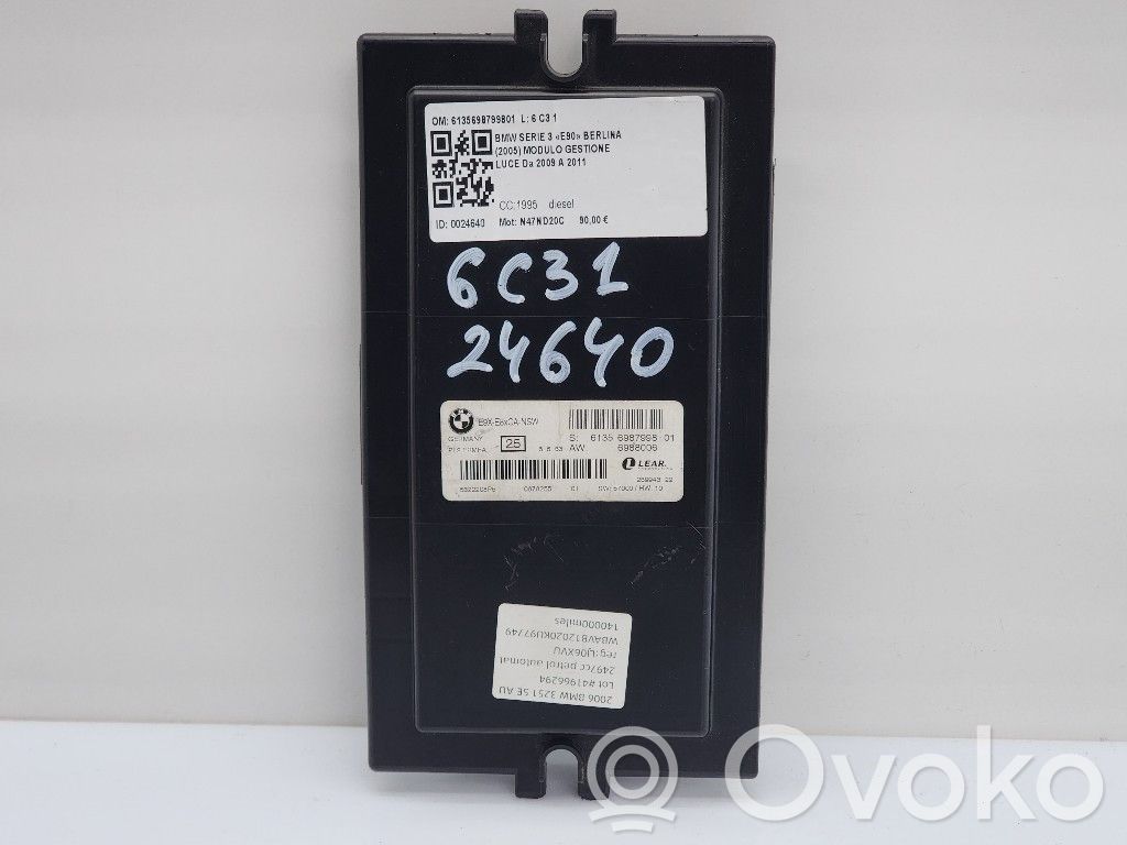 BMW 3 E90 E91 Module d'éclairage LCM 