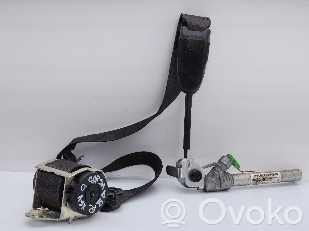 Opel Corsa D Pas bezpieczeństwa fotela przedniego 