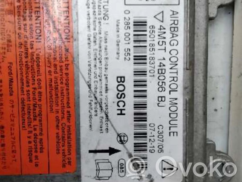 Ford Focus Module de contrôle airbag