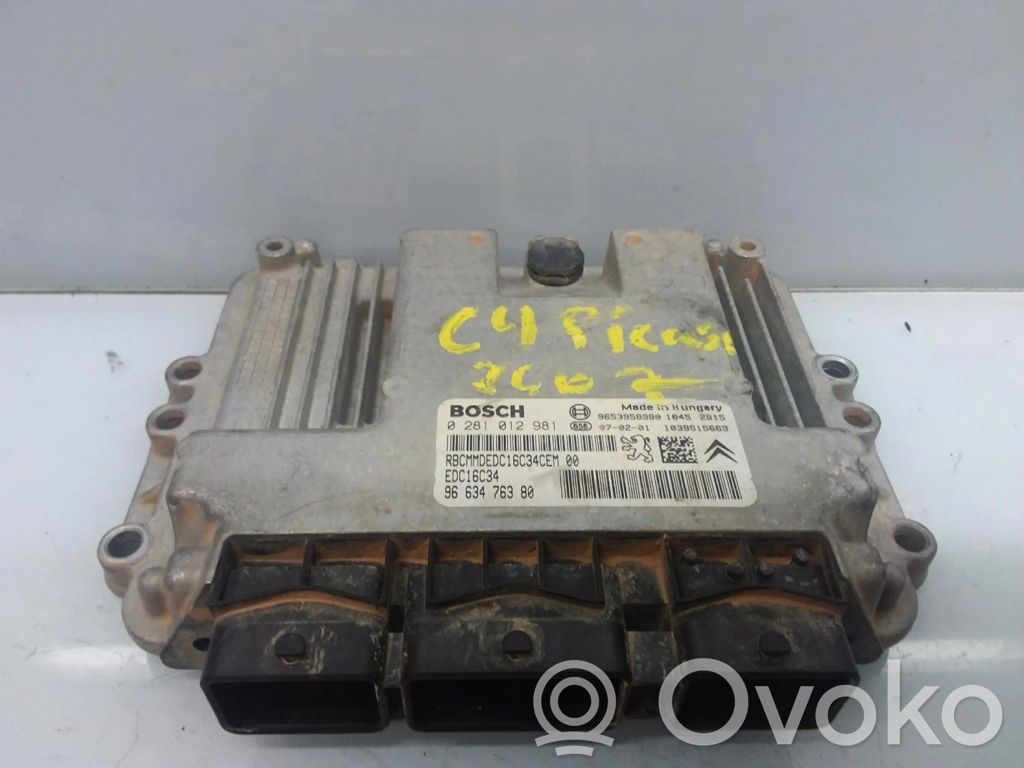 Citroen C4 Grand Picasso Moottorin ohjainlaite/moduuli (käytetyt) 