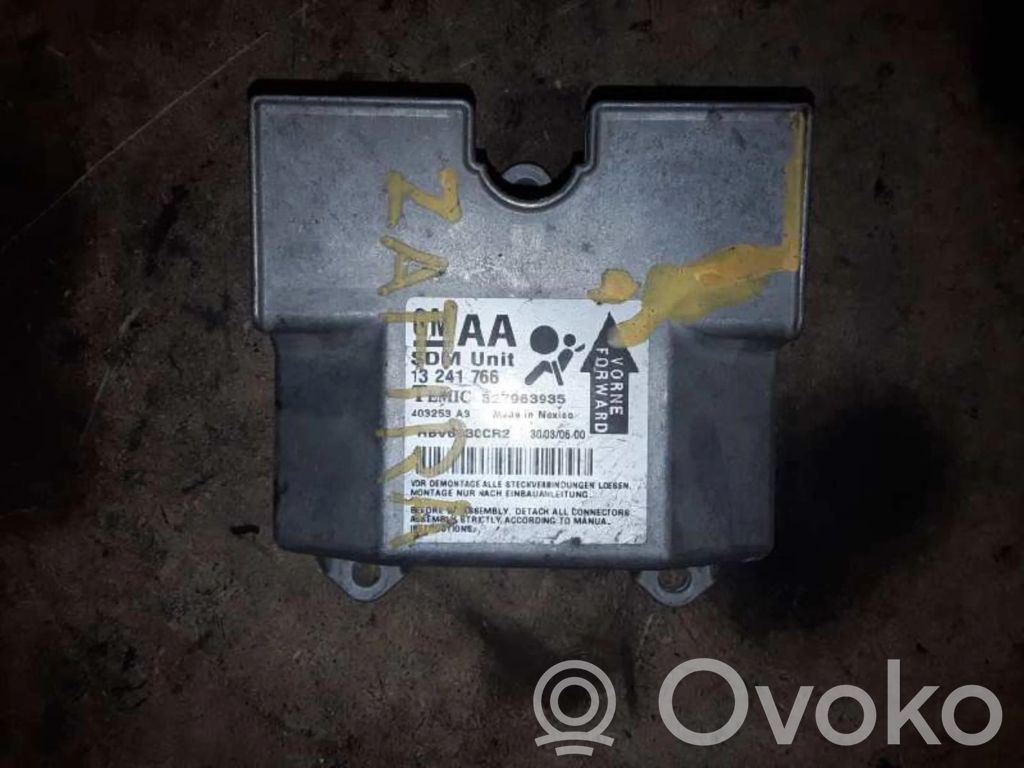 Opel Zafira B Centralina/modulo airbag