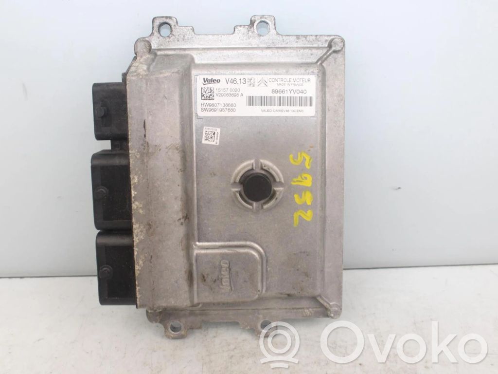 Peugeot 107 Engine control unit/module ECU 
