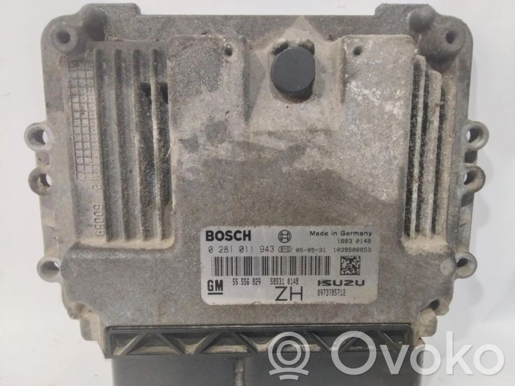Opel Astra H Engine control unit/module ECU 