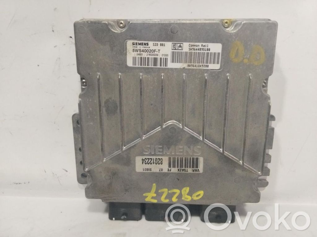 Peugeot 307 Unitate control motor/modul ECU 