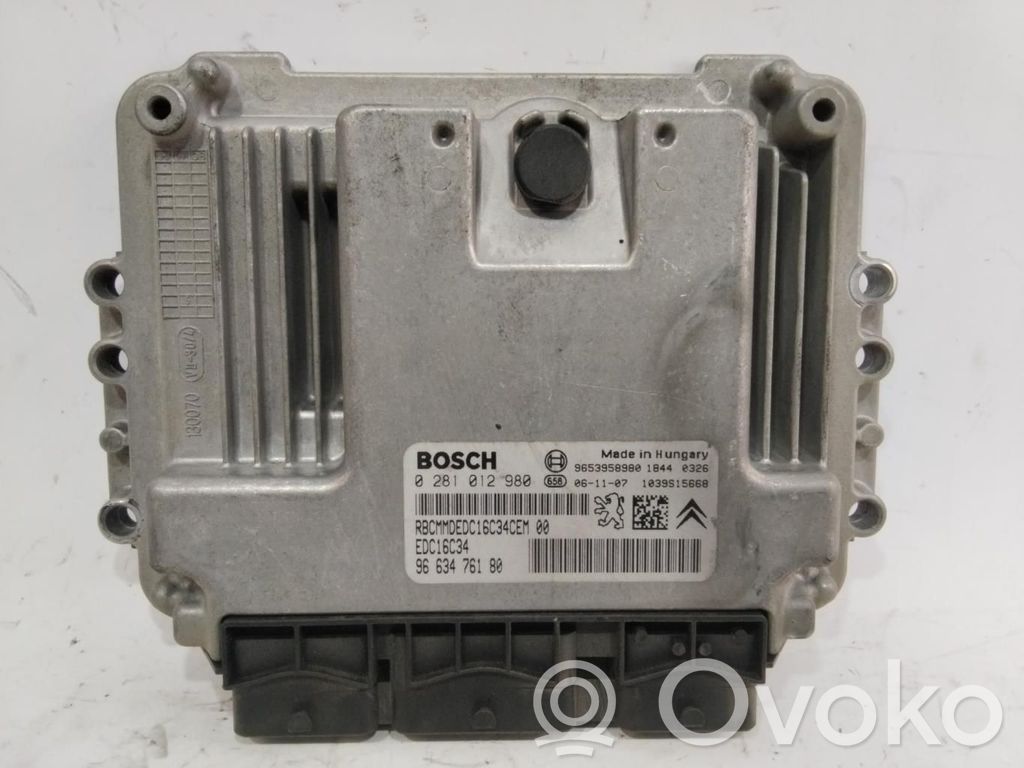 Citroen C4 Grand Picasso Unité de commande, module ECU de moteur 