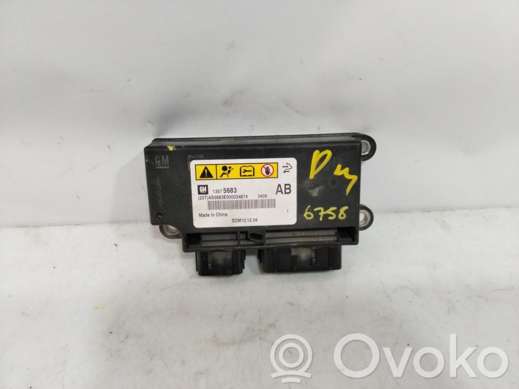 Unidad de control/módulo del Airbag   13575683