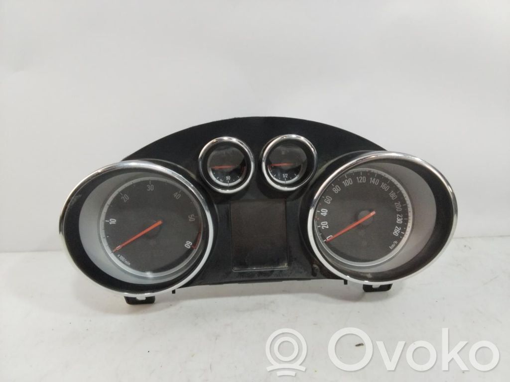 Opel Astra J Compteur de vitesse tableau de bord
