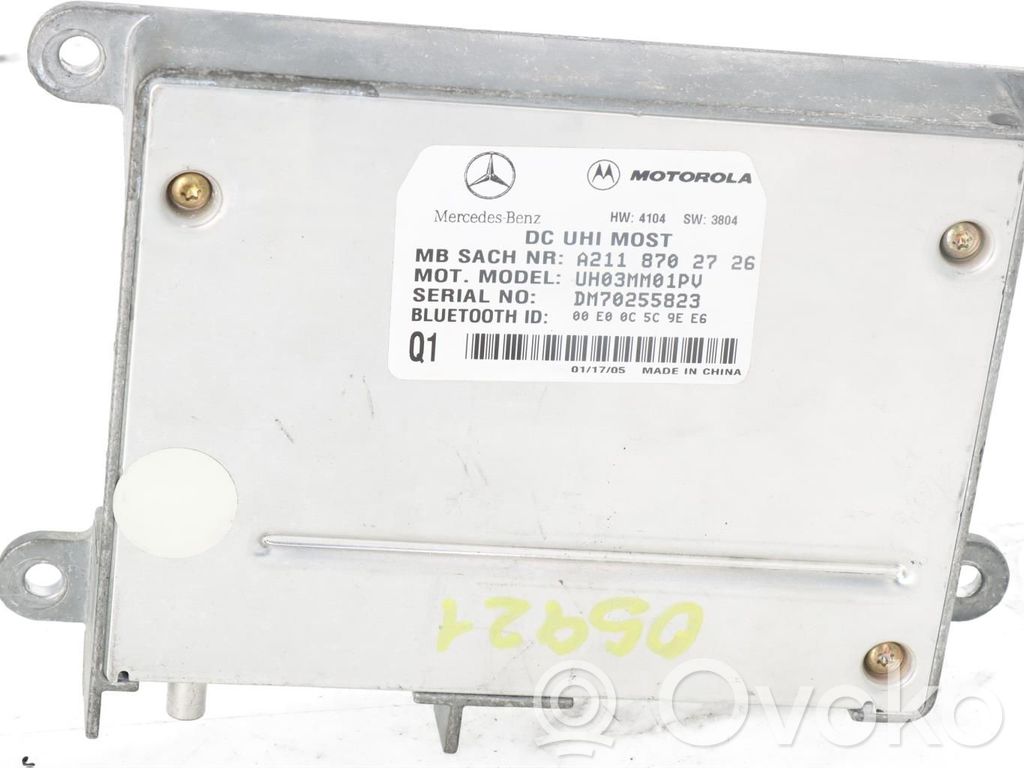 Centralina/modulo bluetooth   A2118702726