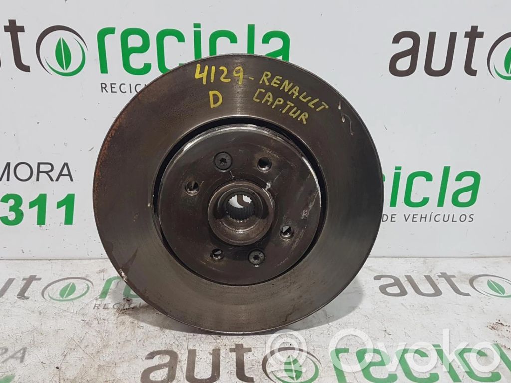 Front wheel hub spindle knuckle