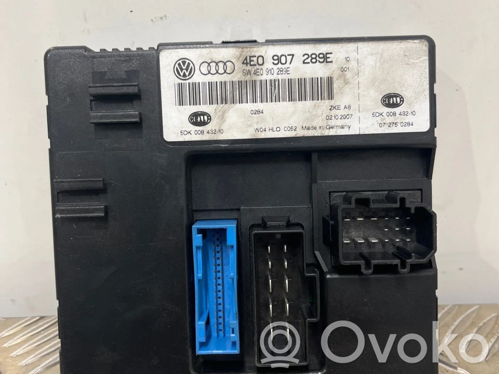Comfort/convenience module   4E0907289E,4E0910289E