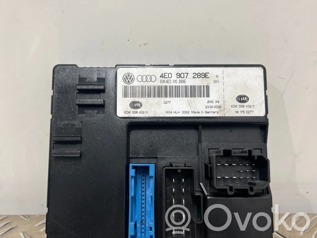 Audi A8 S8 D3 4E Comfort/convenience module 